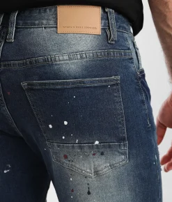 Sale Jeans|Bottoms | Smoke Rise® Vintage Taper Stretch Jean Vintage Blue
