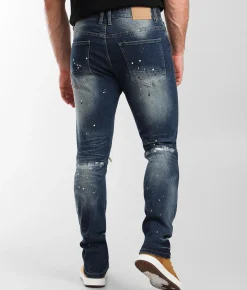 Sale Jeans|Bottoms | Smoke Rise® Vintage Taper Stretch Jean Vintage Blue