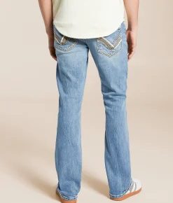 Buckle Black Vintage Three Boot Stretch Jean Almanor New