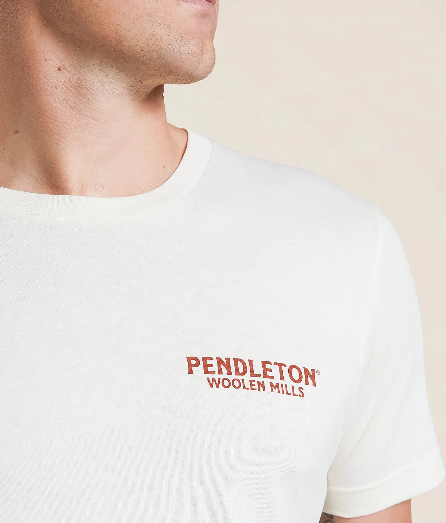 Graphic T-Shirts | Pendleton Vintage Western T-Shirt Natural