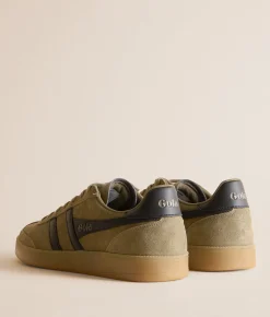 Shoes | Gola® Viper Leather Sneaker Khaki Black Gum
