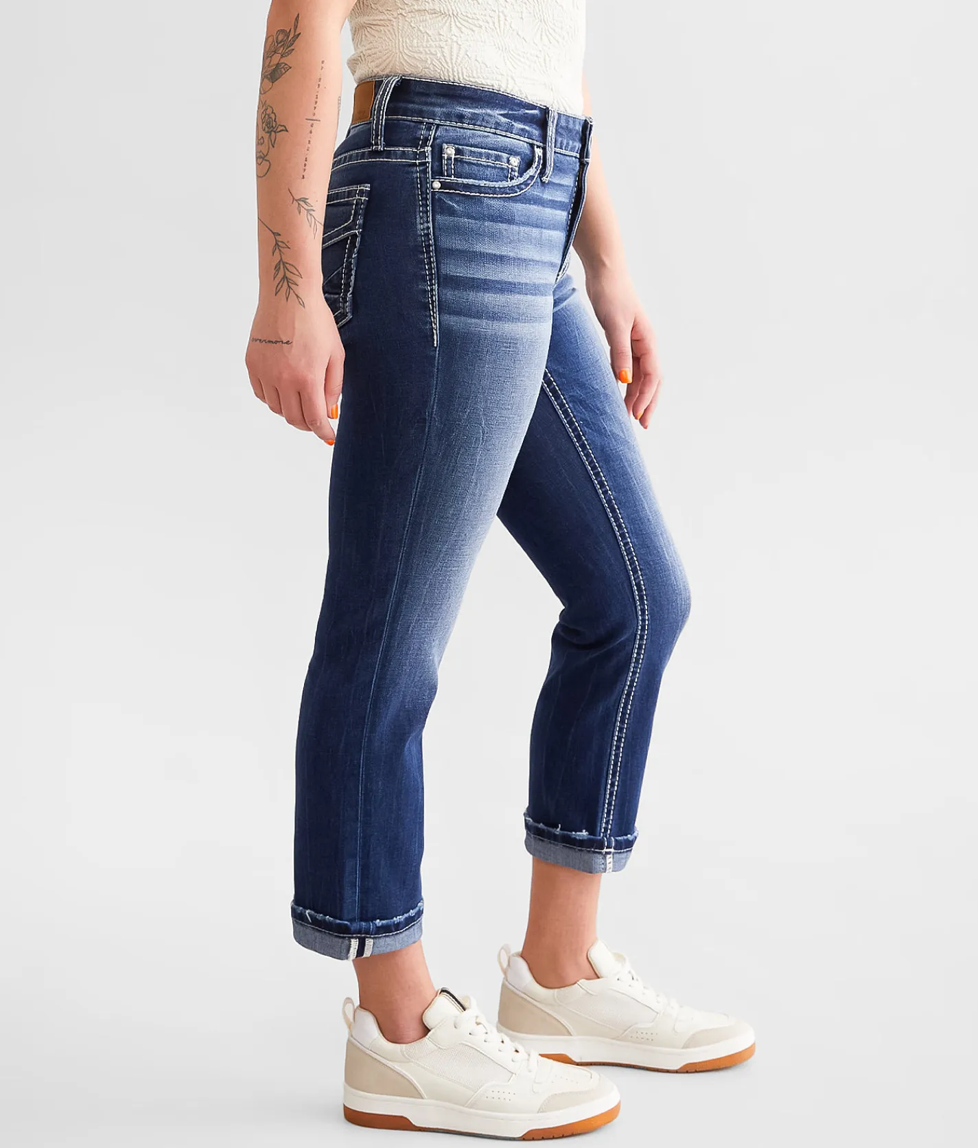 Jeans|Bottoms | Daytrip Virgo Stretch Capri Jean Medium 243