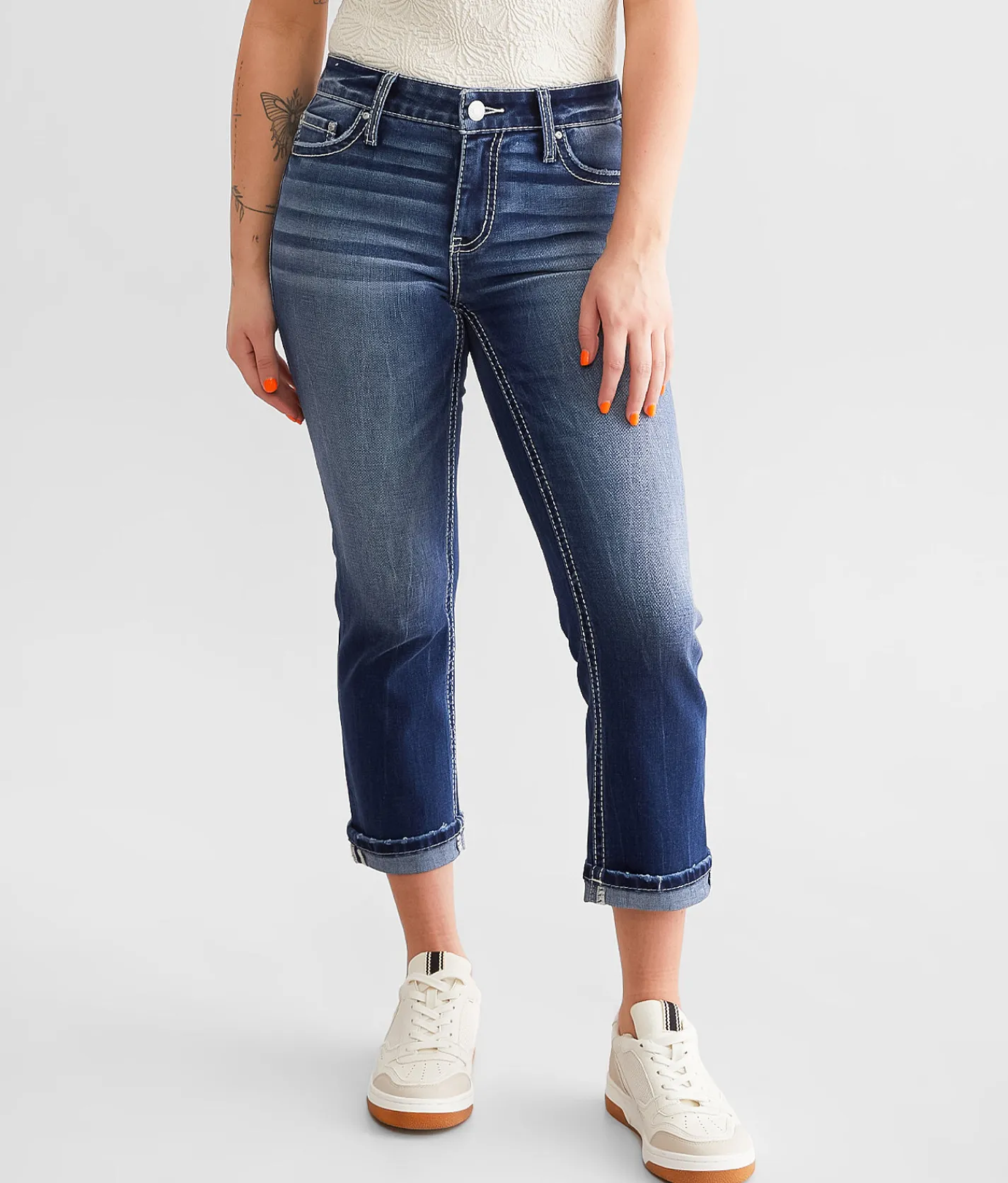 Jeans|Bottoms | Daytrip Virgo Stretch Capri Jean Medium 243