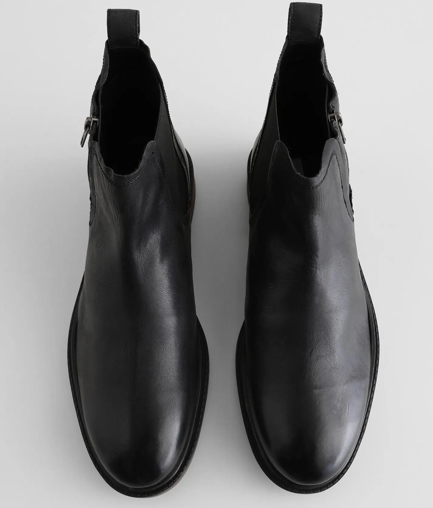 Shoes | Steve Madden Vise Leather Boot Black