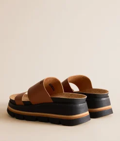 Reef Vista Luxe Leather Sandal Cocoa Black Clearance