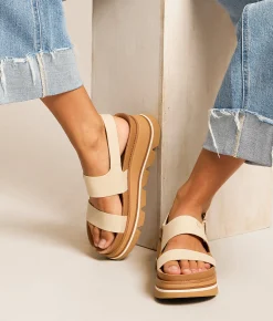 Reef Vista Luxe Liah Sandal White Tan New