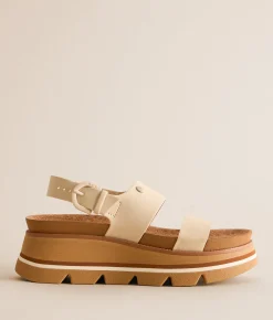 Reef Vista Luxe Liah Sandal White Tan New