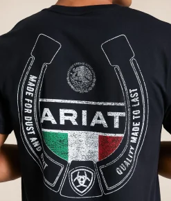 Ariat Viva Horseshoe T-Shirt Dark Shadow Discount