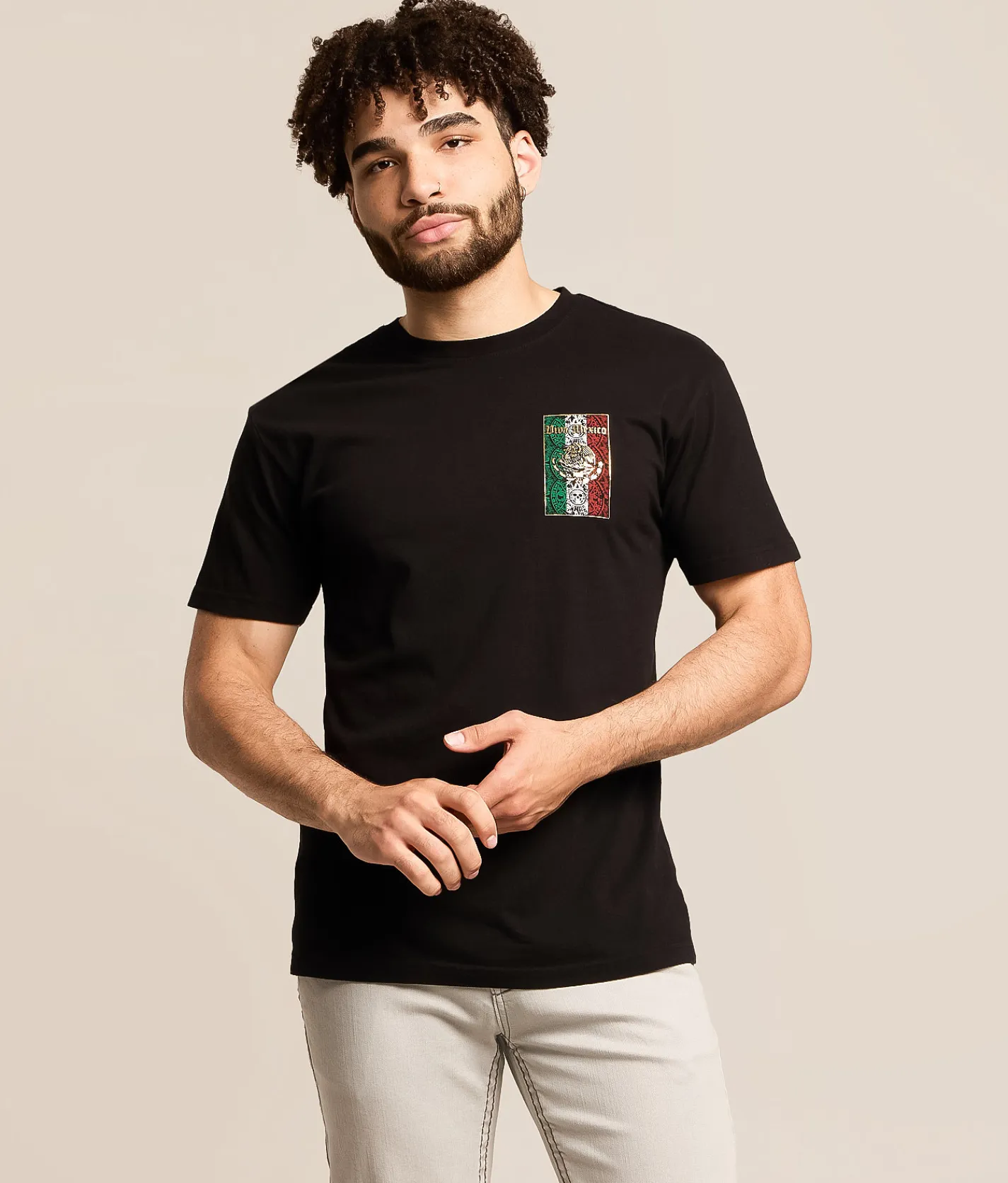 Freedom Ranch Viva Mexico T-Shirt Black New