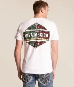 Tops|Graphic T-Shirts | Freedom Ranch Viva Revolution T-Shirt White