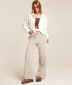 Billabong Vivid Wave Wide Leg Pant Teak Online