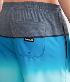 Bottoms|Swimwear | Hurley Volley Stretch Swim Trunks Dark Stone Grey 2