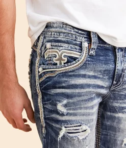 Rock Revival Waden Straight Stretch Jean Waden J200 Hot