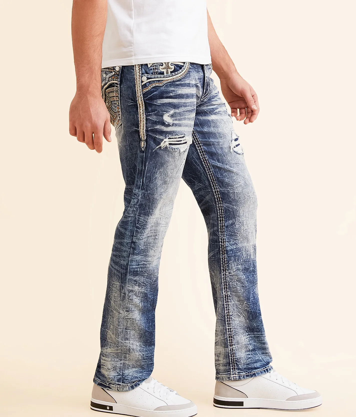 Rock Revival Waden Straight Stretch Jean Waden J200 Hot