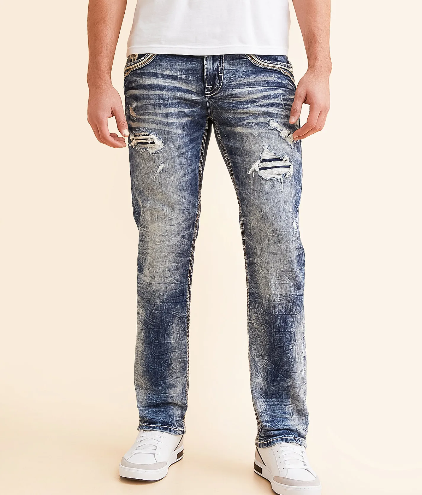 Rock Revival Waden Straight Stretch Jean Waden J200 Hot
