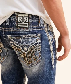 Rock Revival Waden Straight Stretch Jean Waden J200 Hot