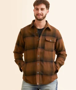 Dakota Grizzly Wade Plaid Shacket Tinder