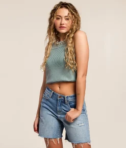 Gilded Intent Waffle Knit Tank Top Trellis Sale