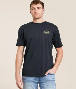 Salty Crew Wahoo Stamp Vintage T-Shirt Vintage Black Clearance