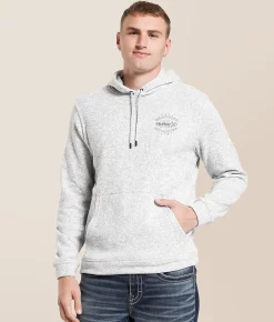 Tops | Hurley Walden Blocked Hooded Sweatshirt Lt Stone Grey