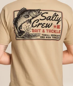 Salty Crew Walleye Lake T-Shirt Sand