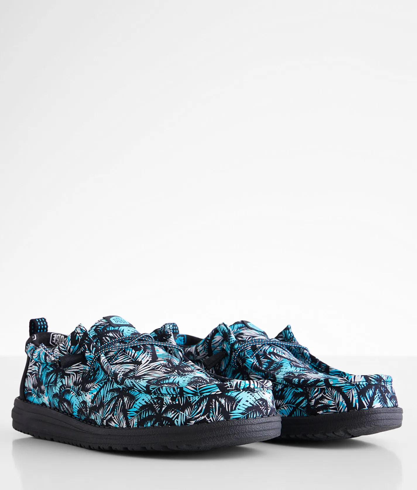Shoes | HEYDUDE™ Wally Blue Palms Shoe Blue Multi