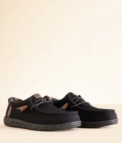 HEYDUDE™ Wally Break Bear Shoe Black Hot