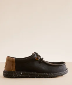 HEYDUDE™ Wally Break Bronze Shoe Black Clearance