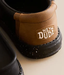 HEYDUDE™ Wally Break Bronze Shoe Black Clearance