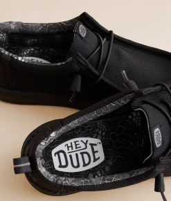 HEYDUDE™ Wally Break Coal Shoe Black Black New