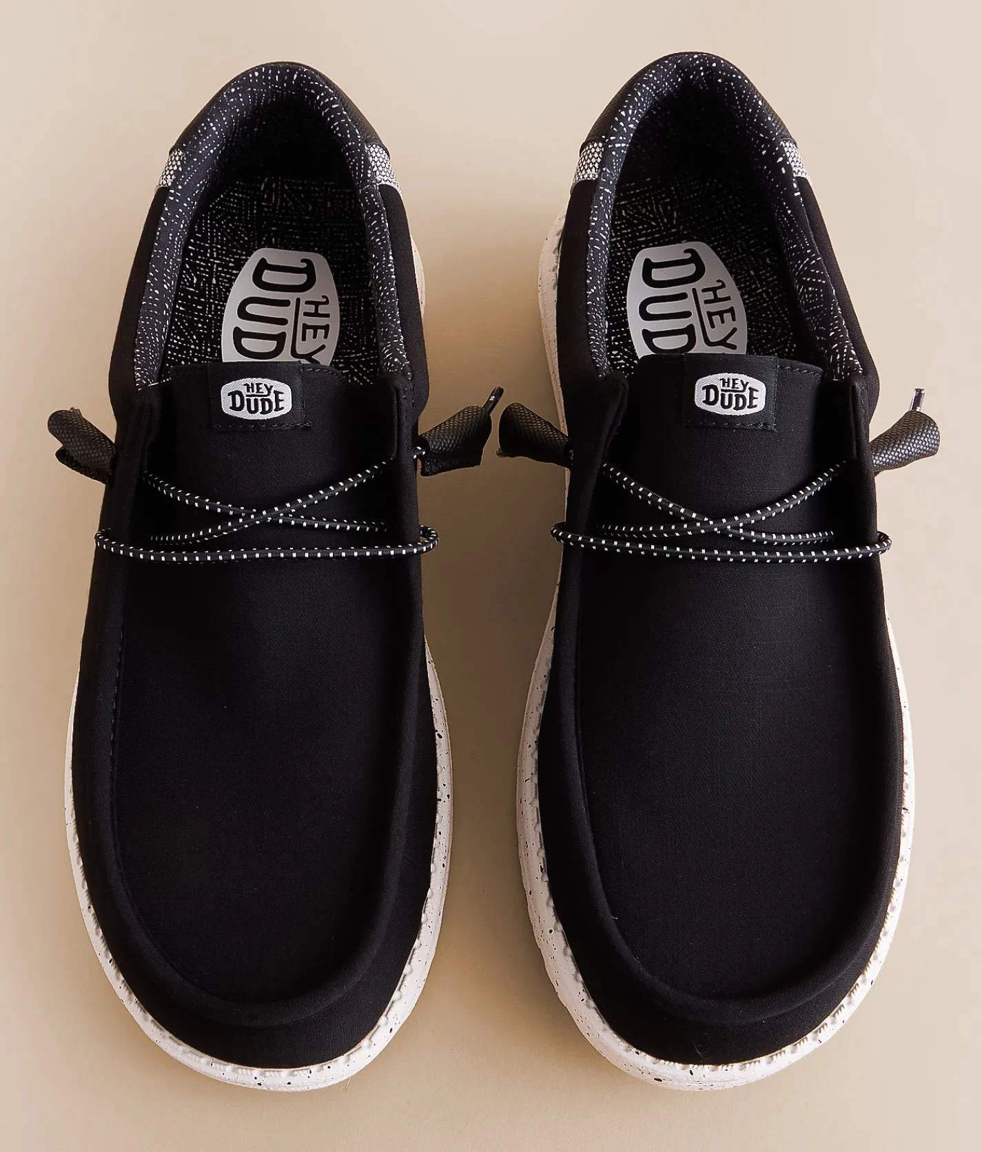 Shoes | HEYDUDE™ Wally Break Dice Shoe Black Grey