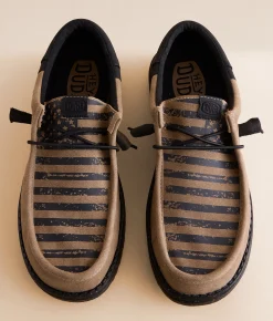 Shoes | HEYDUDE™ Wally Break Funk Valor Shoe Brown Black