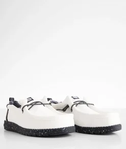 HEYDUDE™ Wally Break Marble Shoe White Black Marble Sale
