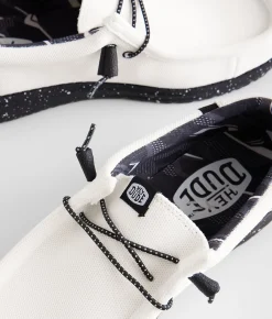 HEYDUDE™ Wally Break Marble Shoe White Black Marble Sale