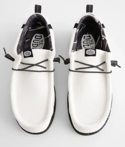 HEYDUDE™ Wally Break Marble Shoe White Black Marble Sale