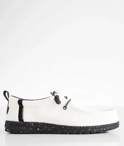 HEYDUDE™ Wally Break Marble Shoe White Black Marble Sale