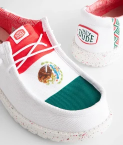 Shoes | HEYDUDE™ Wally Break Mexico Flag Shoe Multi
