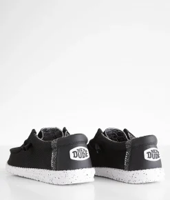 HEYDUDE™ Wally Break Panther Stretch Shoe Black Discount