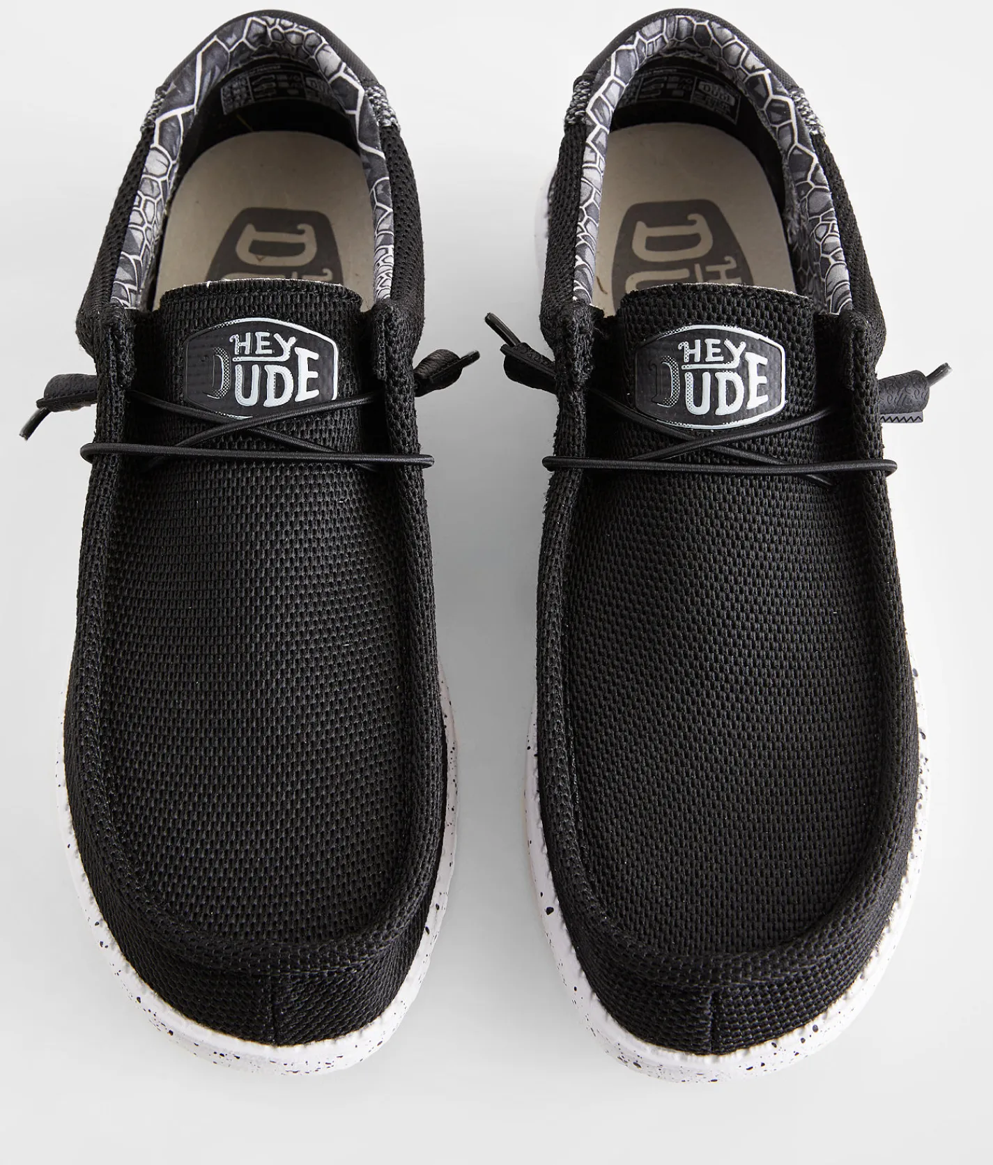 HEYDUDE™ Wally Break Panther Stretch Shoe Black Discount