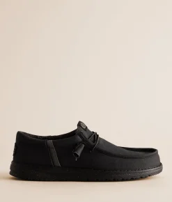 Shoes | HEYDUDE™ Wally Break Substance Shoe Black Black