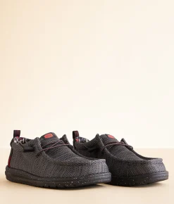 Shoes | HEYDUDE™ Wally Cards Shoe Grey Red