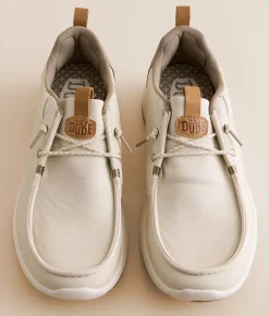 HEYDUDE™ Wally Drift Classic Shoe Silver Birch White