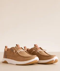Shoes | HEYDUDE™ Wally Drift Classic Shoe Sepia Tint White