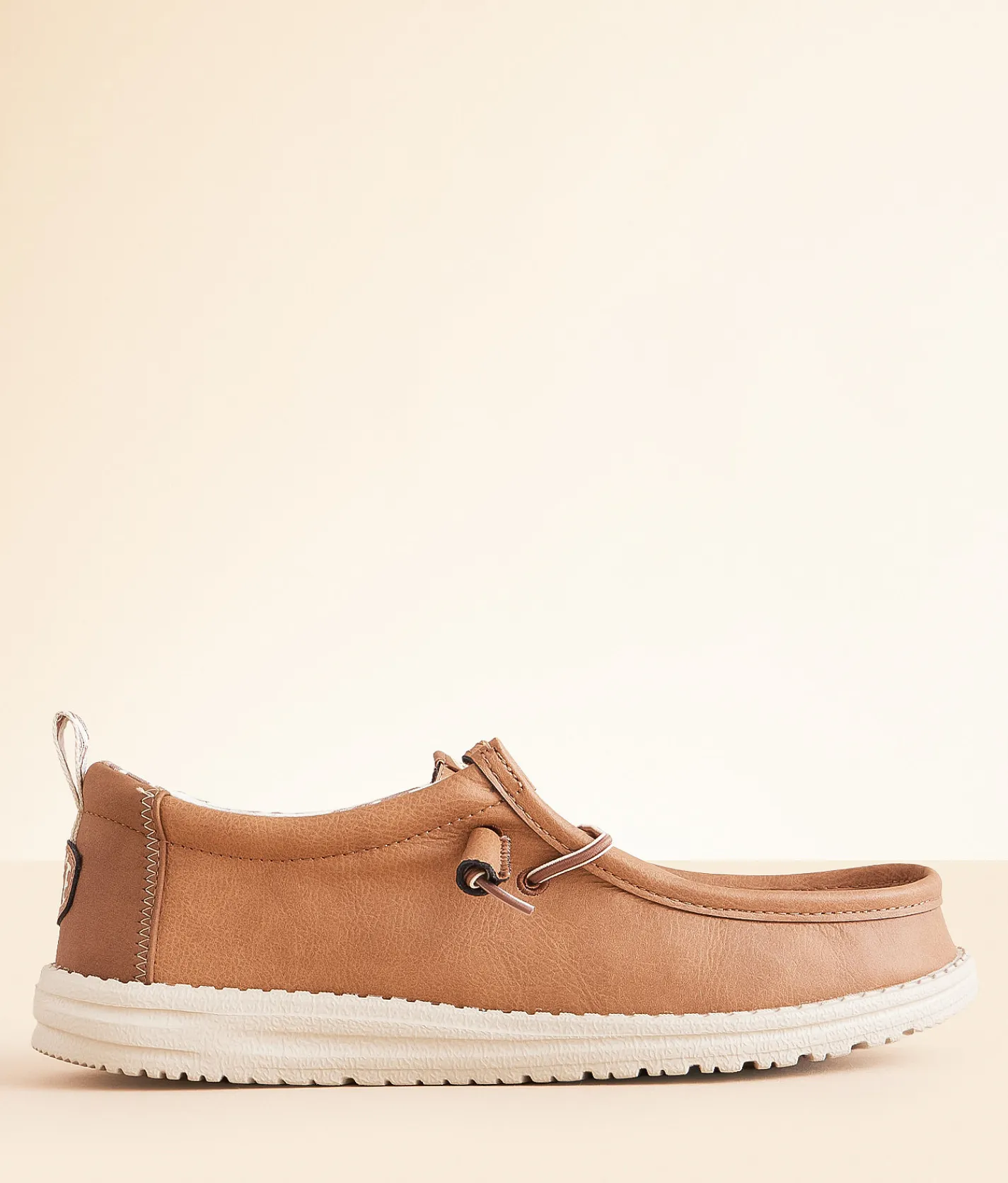 Shoes | HEYDUDE™ Wally Duck Leather Shoe Cognac