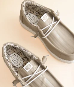 Shoes | HEYDUDE™ Wally Embossed Flag Shoe Tan