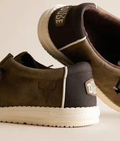 HEYDUDE™ Wally Embossed Steerhead Shoe Brown Sale