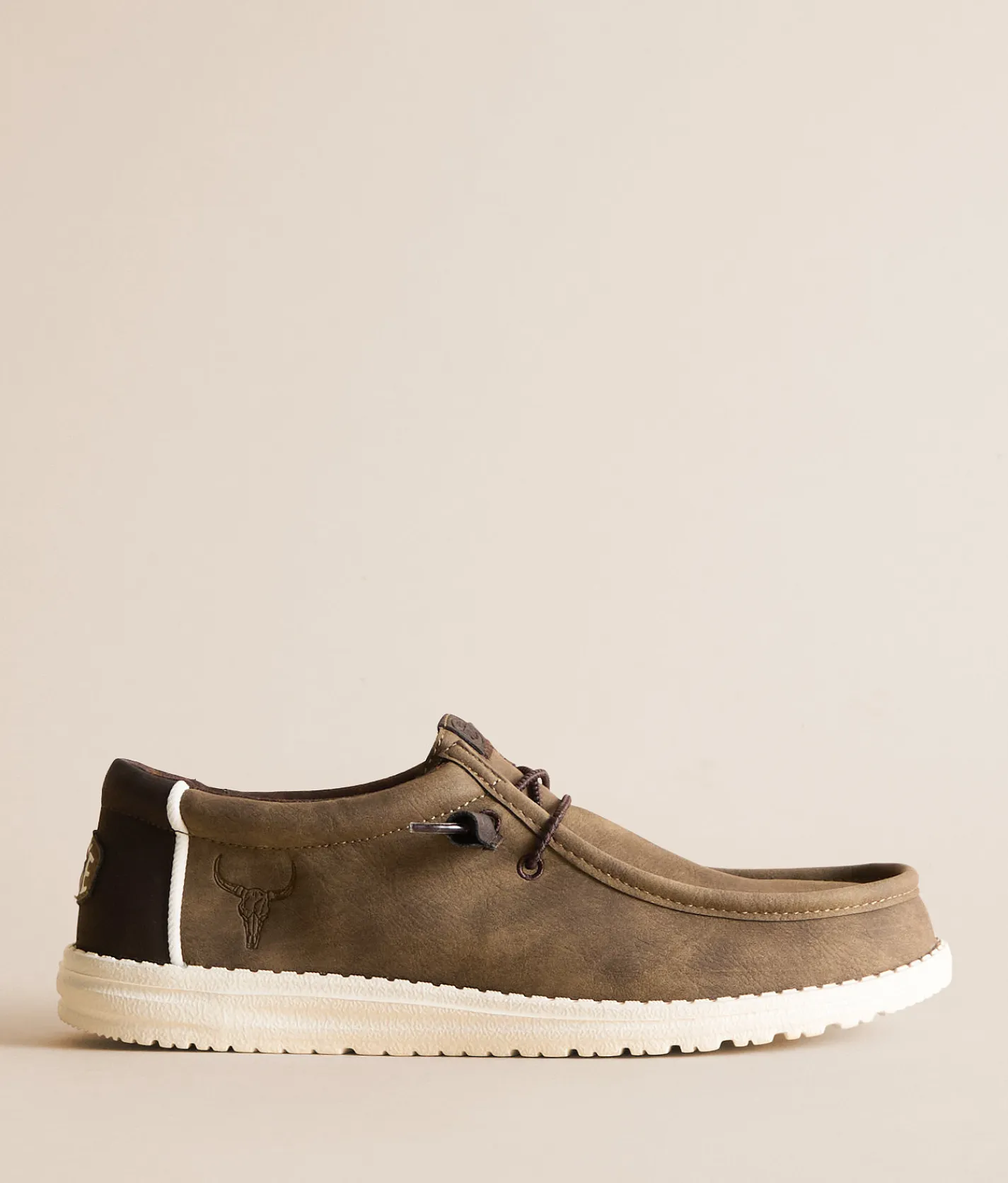 HEYDUDE™ Wally Embossed Steerhead Shoe Brown Sale