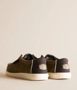 HEYDUDE™ Wally Embossed Steerhead Shoe Brown Sale