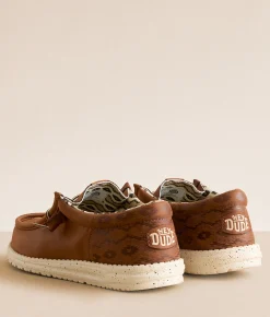 HEYDUDE™ Wally Funk Bonnie Woody Shoe Brown