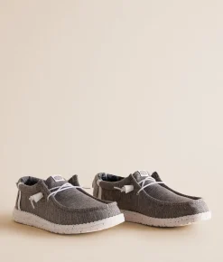 Shoes | HEYDUDE™ Wally Funk Break Geo Shoe Dark Grey